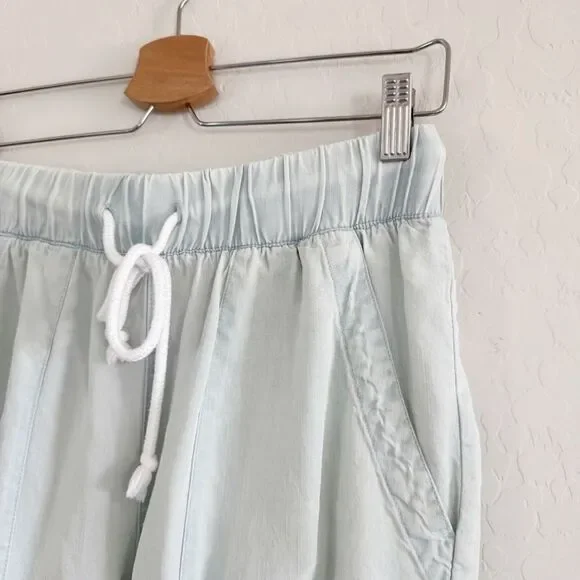Soft Surroundings Chambray Jogger Drawstring Pants Size S - Picture 8 of 10